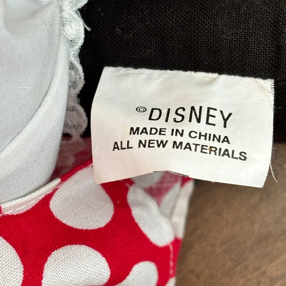 VINTAGE Disney Mouseketoys Minnie Mouse Rubber Face Soft Body Stuffed Doll Plush